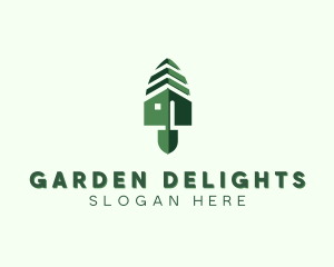 Organic House Gardening logo design