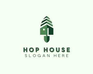 Organic House Gardening logo design