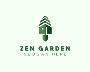 Organic House Gardening logo design