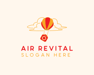 Hot Air Balloon Camera  logo design