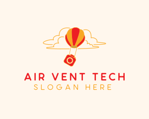 Hot Air Balloon Camera  logo design