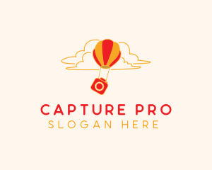 Hot Air Balloon Camera  logo design