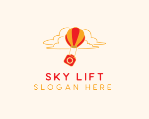 Hot Air Balloon Camera  logo design