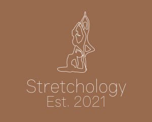 Dance Stretching Pose logo