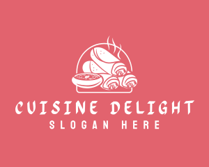 Spring Rolls Cuisine logo design