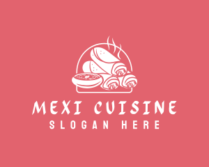 Spring Rolls Cuisine logo design