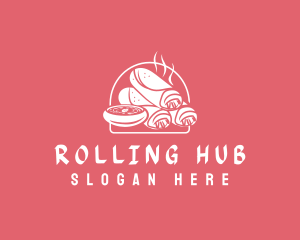 Spring Rolls Cuisine logo design