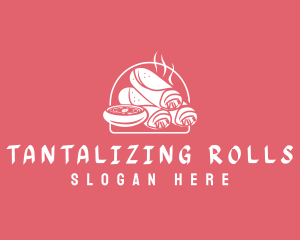 Spring Rolls Cuisine logo design