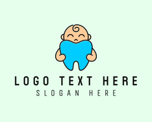 Cute Baby Tooth logo