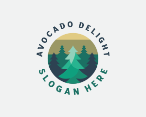 Pine Tree Forest logo design