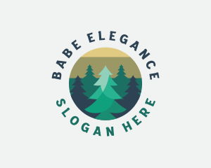 Pine Tree Forest logo design