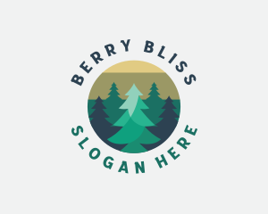 Pine Tree Forest logo design