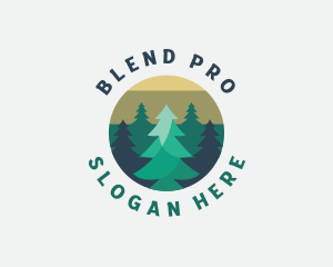 Pine Tree Forest logo design