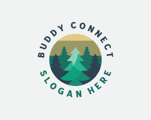 Pine Tree Forest logo design