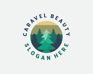 Pine Tree Forest logo design