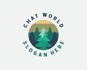 Pine Tree Forest logo design