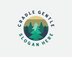 Pine Tree Forest logo design