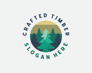 Pine Tree Forest logo design