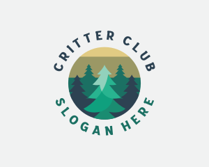 Pine Tree Forest logo design