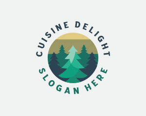 Pine Tree Forest logo design