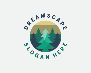 Pine Tree Forest logo design