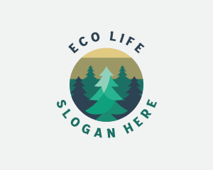 Pine Tree Forest logo design