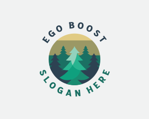 Pine Tree Forest logo design