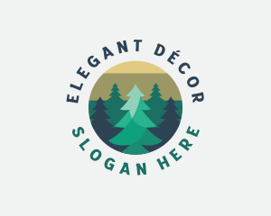 Pine Tree Forest logo design