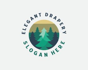 Pine Tree Forest logo design