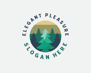 Pine Tree Forest logo design