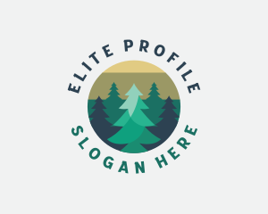 Pine Tree Forest logo design