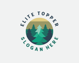 Pine Tree Forest logo design