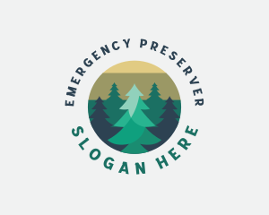 Pine Tree Forest logo design