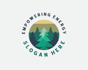 Pine Tree Forest logo design