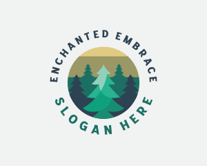 Pine Tree Forest logo design