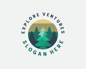 Pine Tree Forest logo design