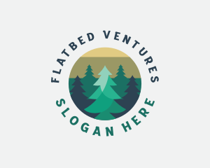 Pine Tree Forest logo design