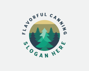 Pine Tree Forest logo design