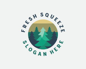 Pine Tree Forest logo design