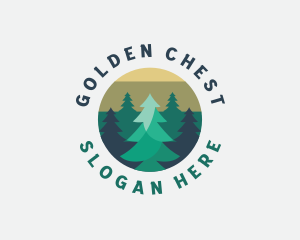 Pine Tree Forest logo design