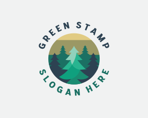 Pine Tree Forest logo design