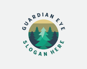 Pine Tree Forest logo design