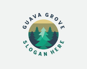 Pine Tree Forest logo design