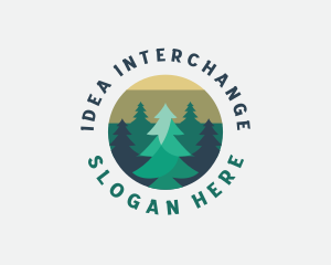 Pine Tree Forest logo design