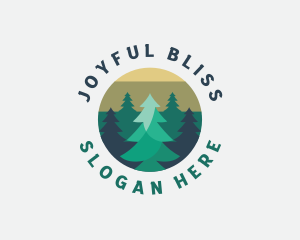 Pine Tree Forest logo design