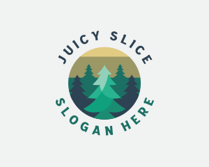 Pine Tree Forest logo design