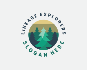 Pine Tree Forest logo design