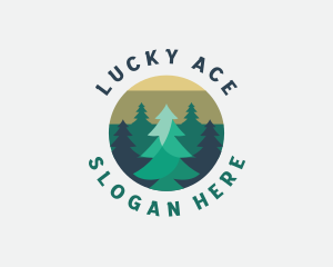 Pine Tree Forest logo design