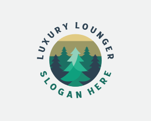 Pine Tree Forest logo design