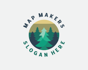 Pine Tree Forest logo design